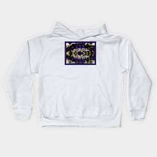 Purple Star Reflections Kids Hoodie